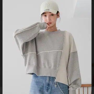 로리즈팜 리메이크 기모 안감 맨투맨