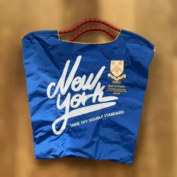 Ball and chain New York 토트백 파랑