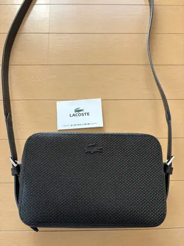 LACOSTE 블랙 숄더백