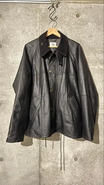 yoused 블랙 가죽 자켓