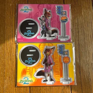 주토피아2 Happy 복권 G상 아크릴 스탠드 프롭스