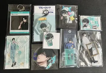 블루 록 아크릴 스탠드 아크릴 키링 세트 이토시 린