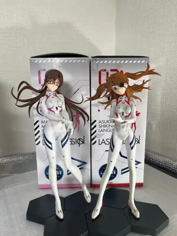 신 에반게리온 피규어 세트 아스카 마리