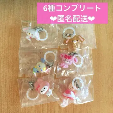 산리오 윳토메지루시 액세서리 가챠 컴플리트 세트 우사하나