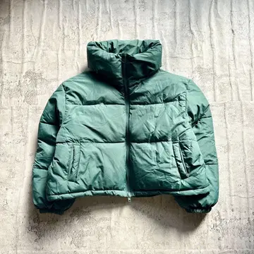 GRL 다운 자켓 F 그린 하이넥 충전솜 다운 자켓