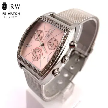 A2091 CASTELBAJAC JC-7008 핑크 크로노그래프 손목시계