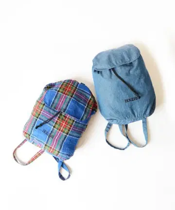 holiday 백팩 CHECK LINEN MINI BACK PACK