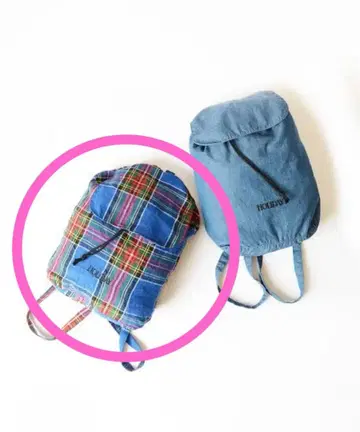 holiday 백팩 CHECK LINEN MINI BACK PACK