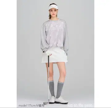 kiss on the green 그레이 스웨터 M