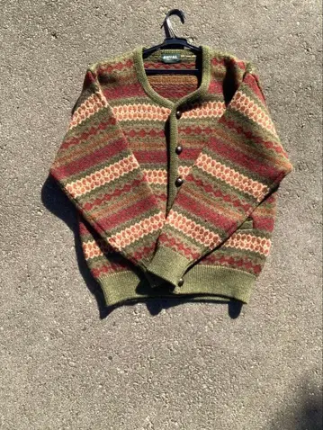 REGAL 가디건 올리브 그린