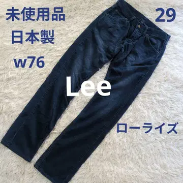 미사용품 Lee 로우라이즈 데님 w76 29 일본제
