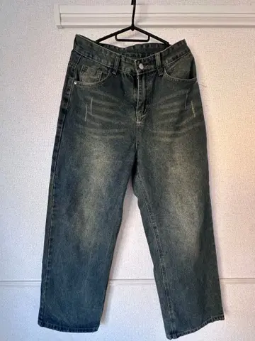 스트레이트 데님 팬츠 셋업 하의