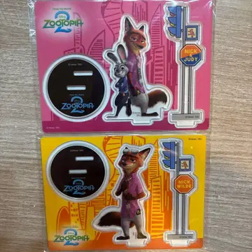 주토피아2 해피 복권 G상 아크릴 스탠드 블록