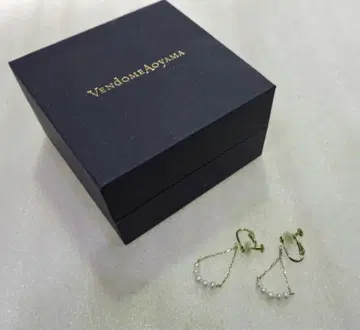 Vendome Aoyama 10K 담수 진주 귀찌 현행 모델