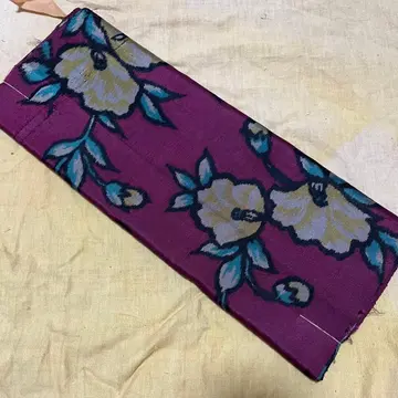 적자색 명선 츠바키 세탁 풀기 옷감