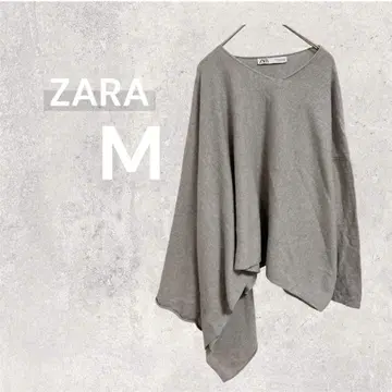새상품급 자라 비대칭 변형 니트 스웨터 긴팔 울 M