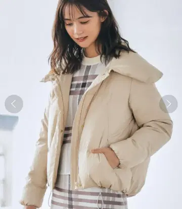 grove 가볍고, 세탁 가능하며, 깨끗한. 감싸주는 다운 아이보리 M