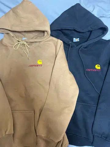 Carhartt 후드 부착 후드티 2종 세트