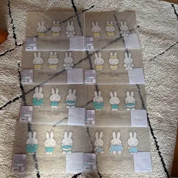 세븐일레븐 미피 1번 복권 런치매트 8장 세트