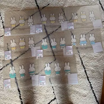 세븐일레븐 미피 1번 복권 런치매트 8장 세트