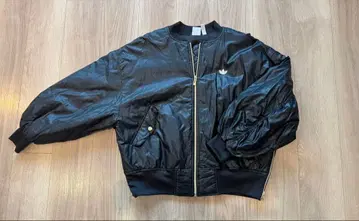 아디다스 페이크 가죽 자켓