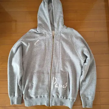 Papas 파파스 풀 집업 후드티 그레이 M