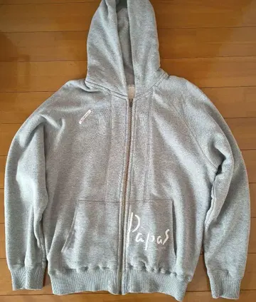 Papas 파파스 풀 집업 후드티 그레이 M