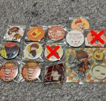 메이짱 가수 캔뱃지 아스쿠타 아크링 키링 묶음 판매