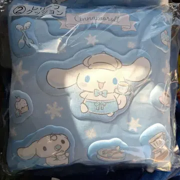 산리오 뽑기 시나모롤 리프 쿠션 마르쉐 백