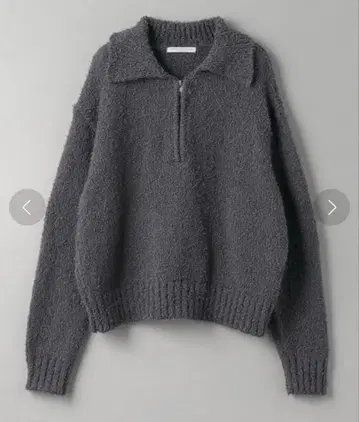 BEAUTY&YOUTH 하프 지퍼 니트 풀오버