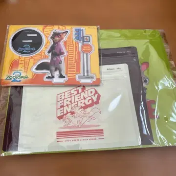 주토피아 2닉 와일드 아크릴 스탠드 지퍼백