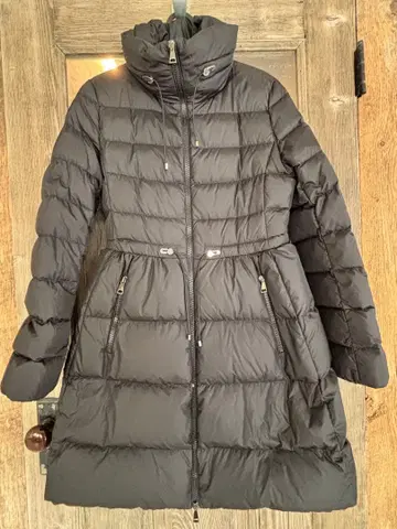 Moncler 블랙 롱 다운 자켓 사이즈 0