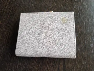 황거 지갑 가마구치 핑크 베이지