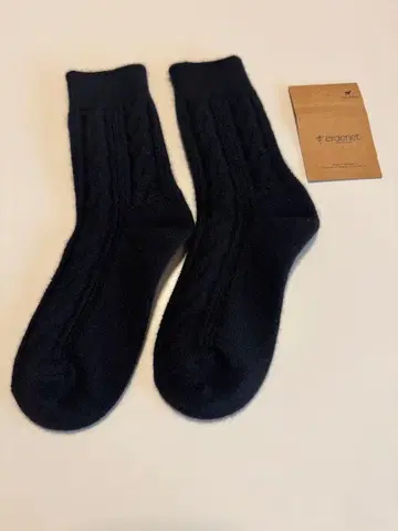 캐시미어 100% 삭스 블랙 22-23.5cm