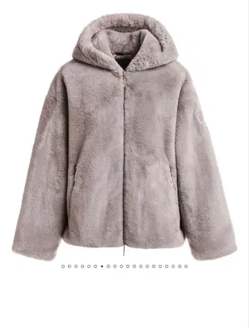 새상품 TATRAS 유모라 보아 블루종 그레이 M