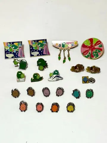 아이치 지구박람회 핀 배지 세트