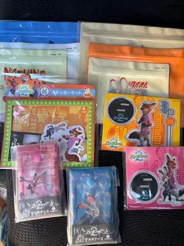 닉 중심 주토피아2 해피 복권 7점 묶음 판매