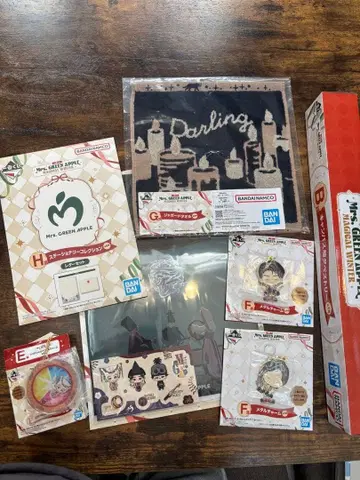 미세스 그린애플 로손 제일복권 7종 세트