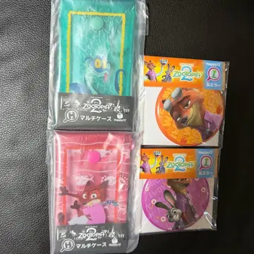 주토피아2 해피 복권 캔 거울 멀티 케이스 세트