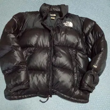 THE NORTH FACE 눕시 다운 블랙 센터 로고