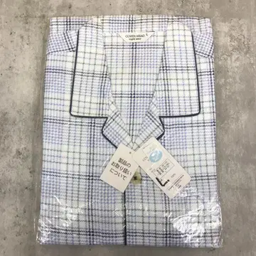 남성용 파자마 반팔 긴바지 앞트임 있음 L 사이즈 4223