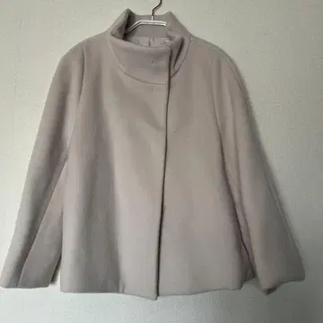 ANAYI 핑크 베이지 울 비버 숏코트 미사용 새상품, 택 포함