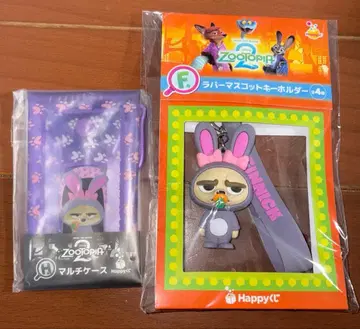 주토피아2 피닉 러버 마스코트 키링 멀티 케이스 세트