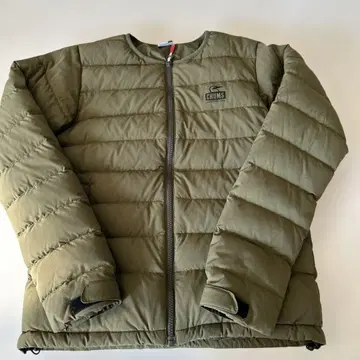 CHUMS 올리브 다운 자켓