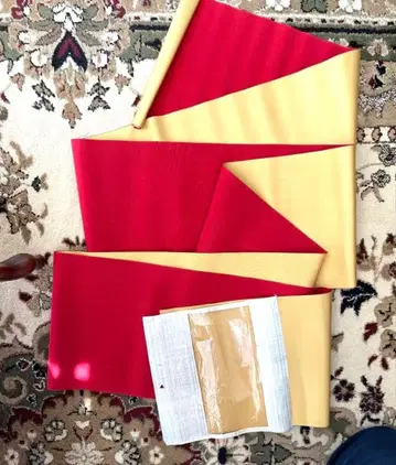 순수 실크 오비 미재단 쇼와 레트로 158