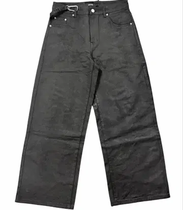 goar.archive STRAPPED BAGGY OIL PANTS S