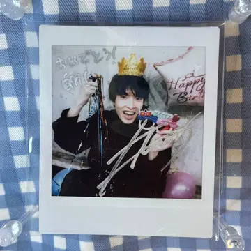 타마루 아츠시 사인 포함 폴라로이드