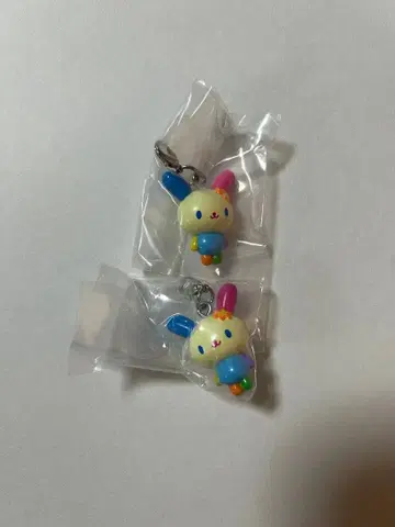 산리오 캐릭터즈 메지루시 액세서리 우사하나 2점