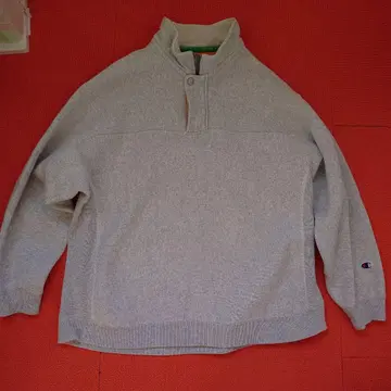 Champion Reverse Weave 하프 지퍼 L 챔피온