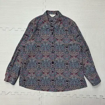 V&A 빅토리아 앨버트 일본풍 꽃무늬 블라우스